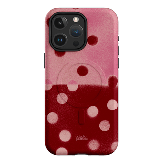 Cherry Polka Dot Printed Phone Cases iPhone 15 Pro Max / Armoured MagSafe by Jasmine Dowling - The Dairy
