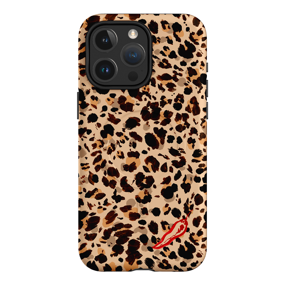Chilli Leopard Printed Phone Cases iPhone 15 Pro Max / Armoured MagSafe by Charlie Taylor - The Dairy