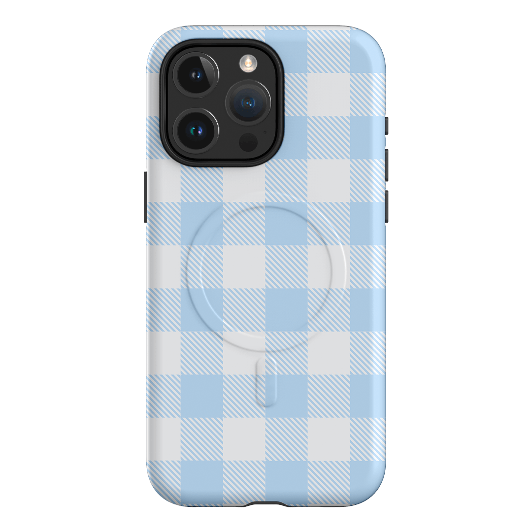 Cloud Plaid Printed Phone Cases iPhone 15 Pro Max / Armoured MagSafe by The Dairy - The Dairy