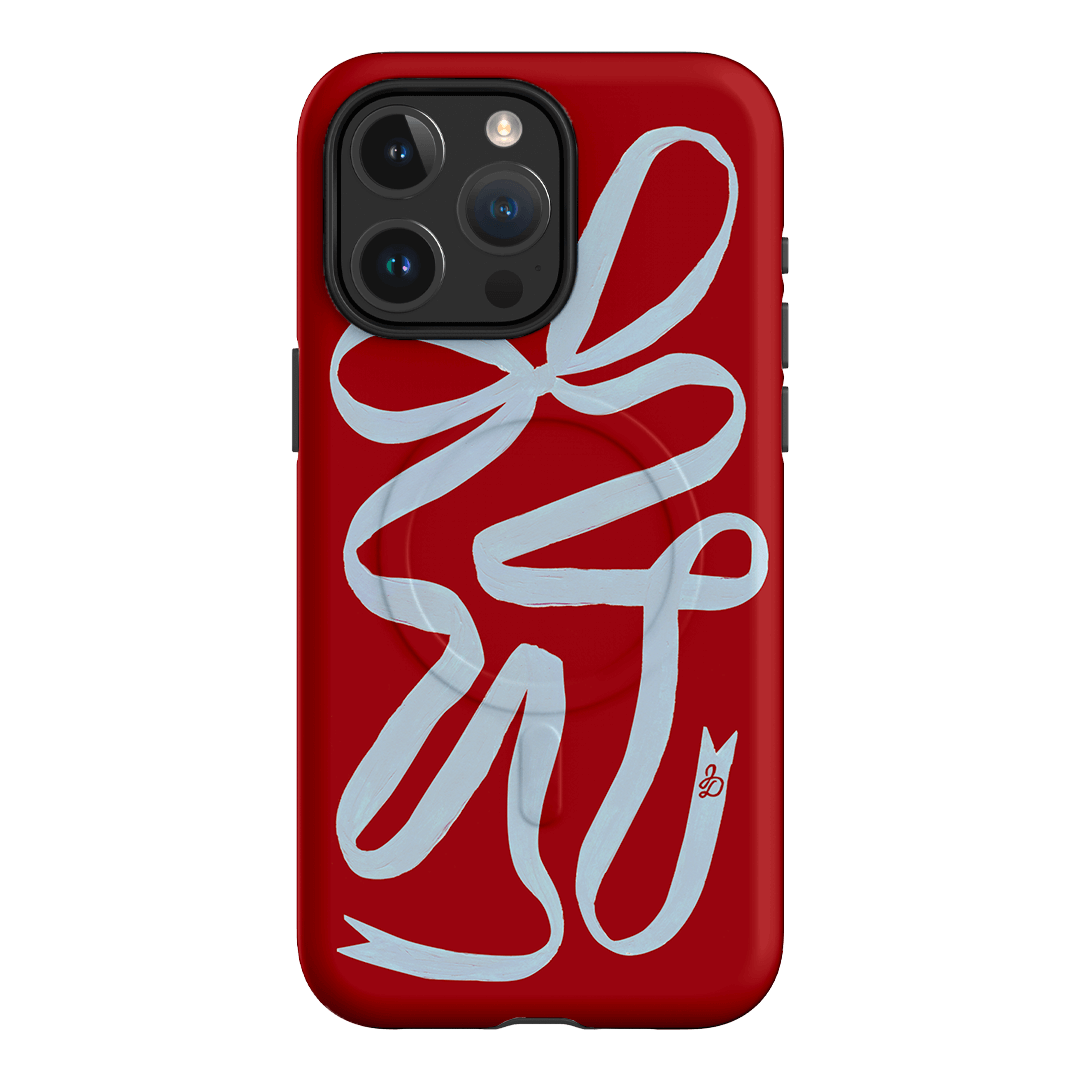 Cottage Ribbon Printed Phone Cases iPhone 15 Pro Max / Armoured MagSafe by Jasmine Dowling - The Dairy