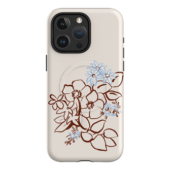 Cream Posy Printed Phone Cases iPhone 15 Pro Max / Armoured MagSafe by Typoflora - The Dairy