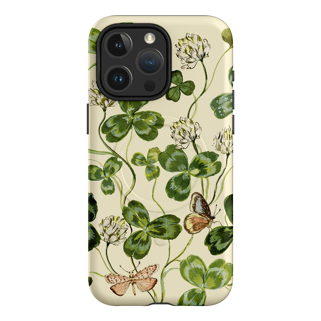 Clover & Butterflies Printed Phone Cases iPhone 15 Pro Max / Armoured MagSafe by Ellie Mae - The Dairy
