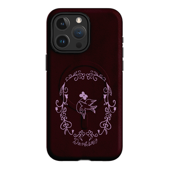 Darling Burgundy Printed Phone Cases by The Dairy - The Dairy