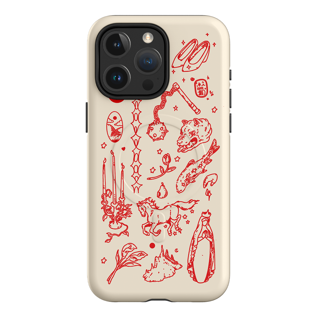 Dreamcore Cream Printed Phone Cases iPhone 15 Pro Max / Armoured MagSafe by Easty Beasty - The Dairy