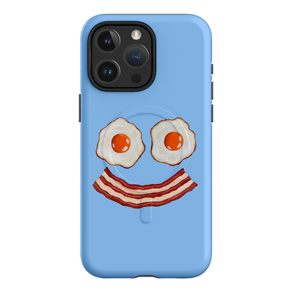 Eggs & Bacon Printed Phone Cases iPhone 15 Pro Max / Armoured MagSafe by Kayla Henley - The Dairy