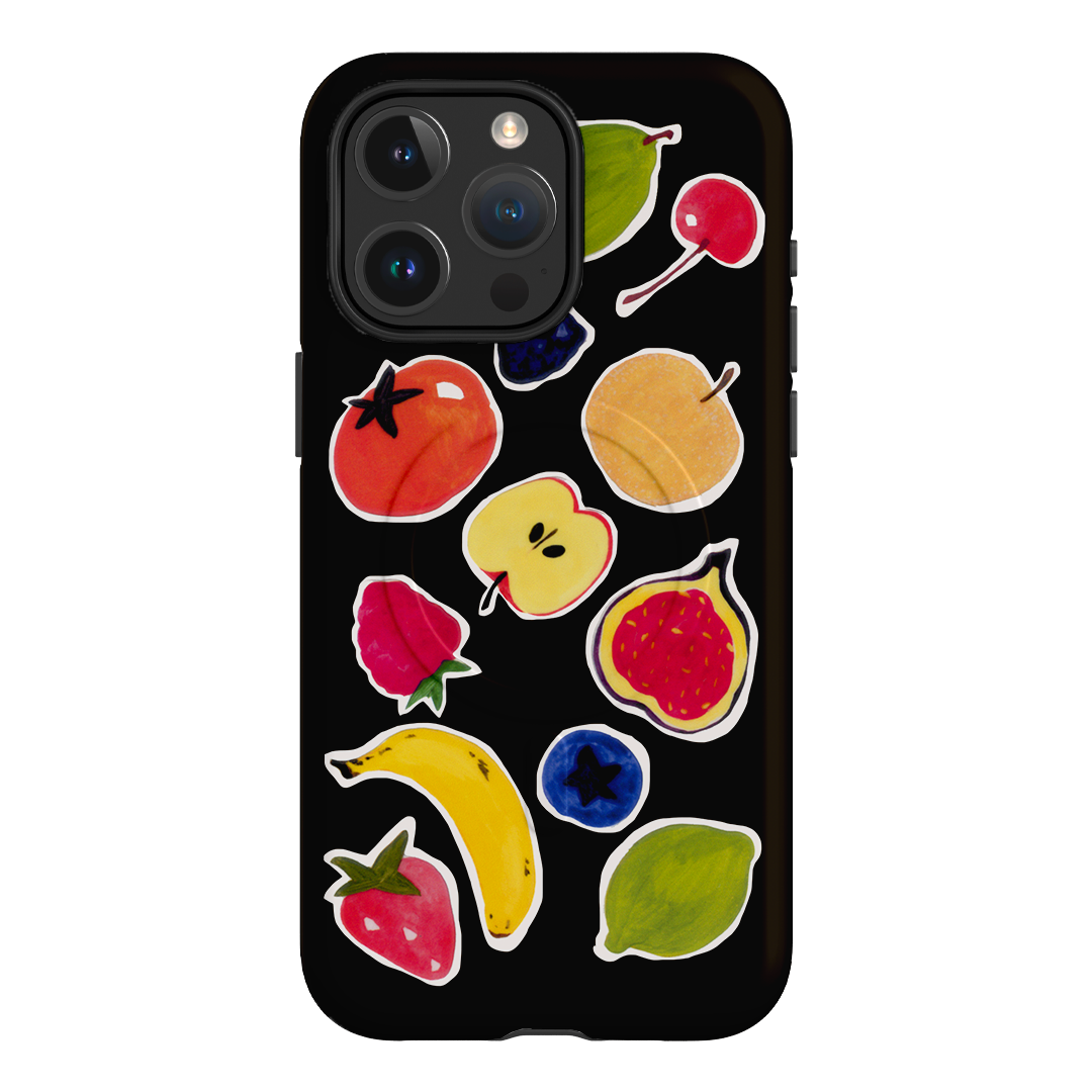 Fruit Stickers Printed Phone Cases iPhone 15 Pro Max / Armoured MagSafe by Studio Bon - The Dairy