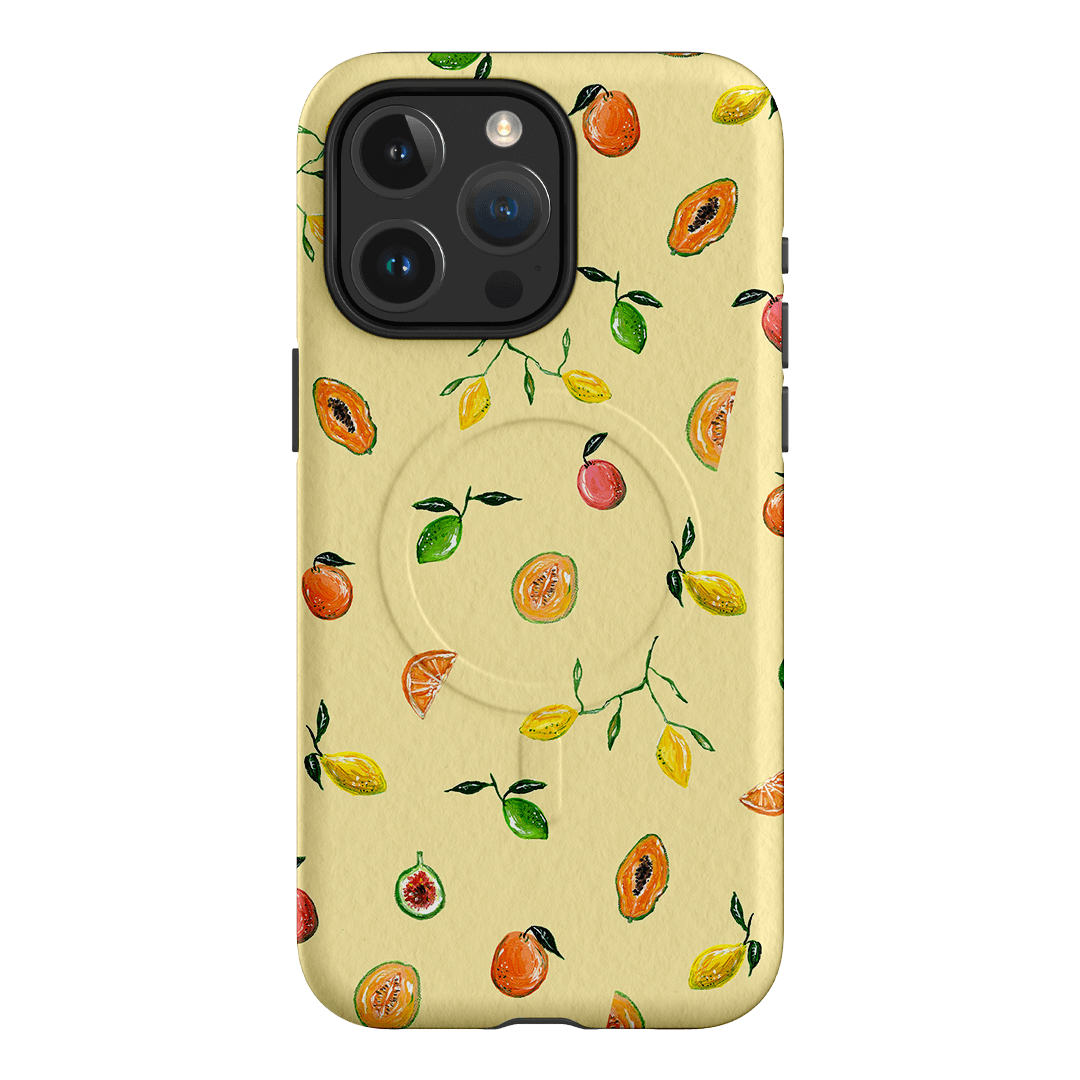 Golden Fruit Printed Phone Cases iPhone 15 Pro Max / Armoured MagSafe by BG. Studio - The Dairy
