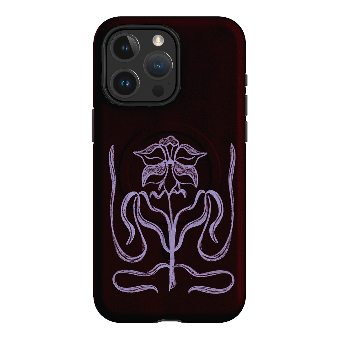 Growth Burgundy Printed Phone Cases by The Dairy - The Dairy