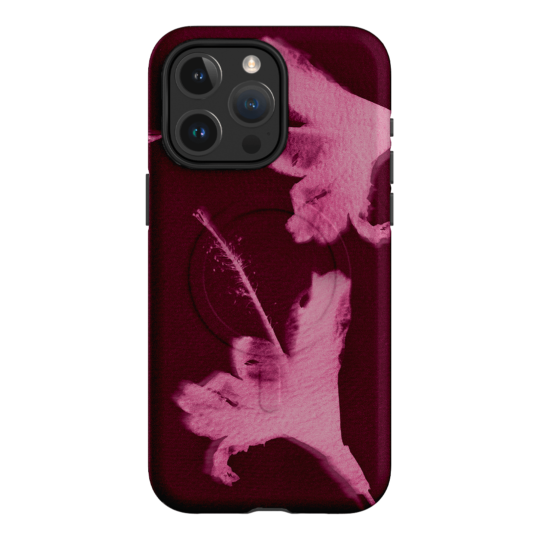 Hibiscus Glow Printed Phone Cases iPhone 15 Pro Max / Armoured MagSafe by Sally Hungerford - The Dairy