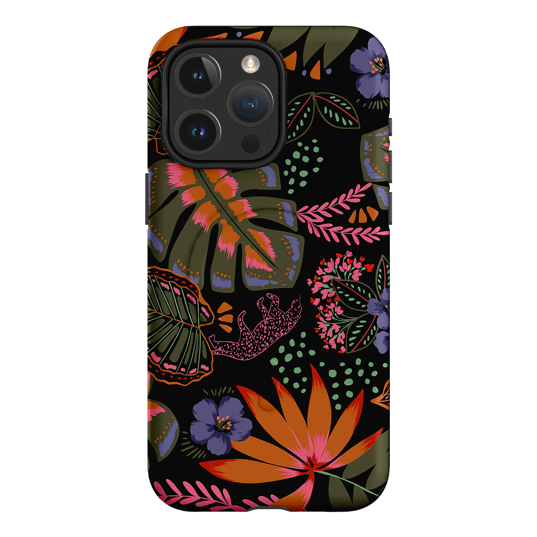Jungle Leopard Printed Phone Cases iPhone 15 Pro Max / Armoured MagSafe by Charlie Taylor - The Dairy