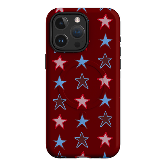 Lucky Stars Rouge Printed Phone Cases iPhone 15 Pro Max / Armoured MagSafe by BG. Studio - The Dairy