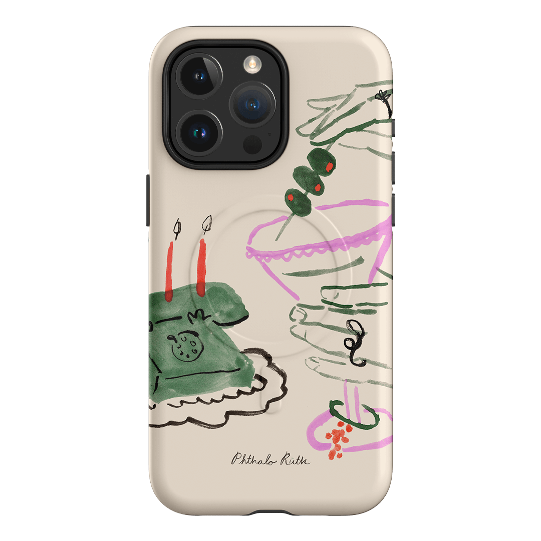 Martini Party Printed Phone Cases iPhone 15 Pro Max / Armoured MagSafe by Phthalo Ruth - The Dairy