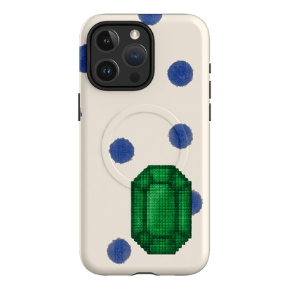 May Emerald Printed Phone Cases iPhone 15 Pro Max / Armoured MagSafe by Joiana - The Dairy