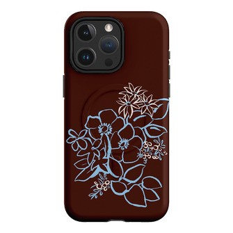 Mocha Posy Printed Phone Cases iPhone 15 Pro Max / Armoured MagSafe by Typoflora - The Dairy