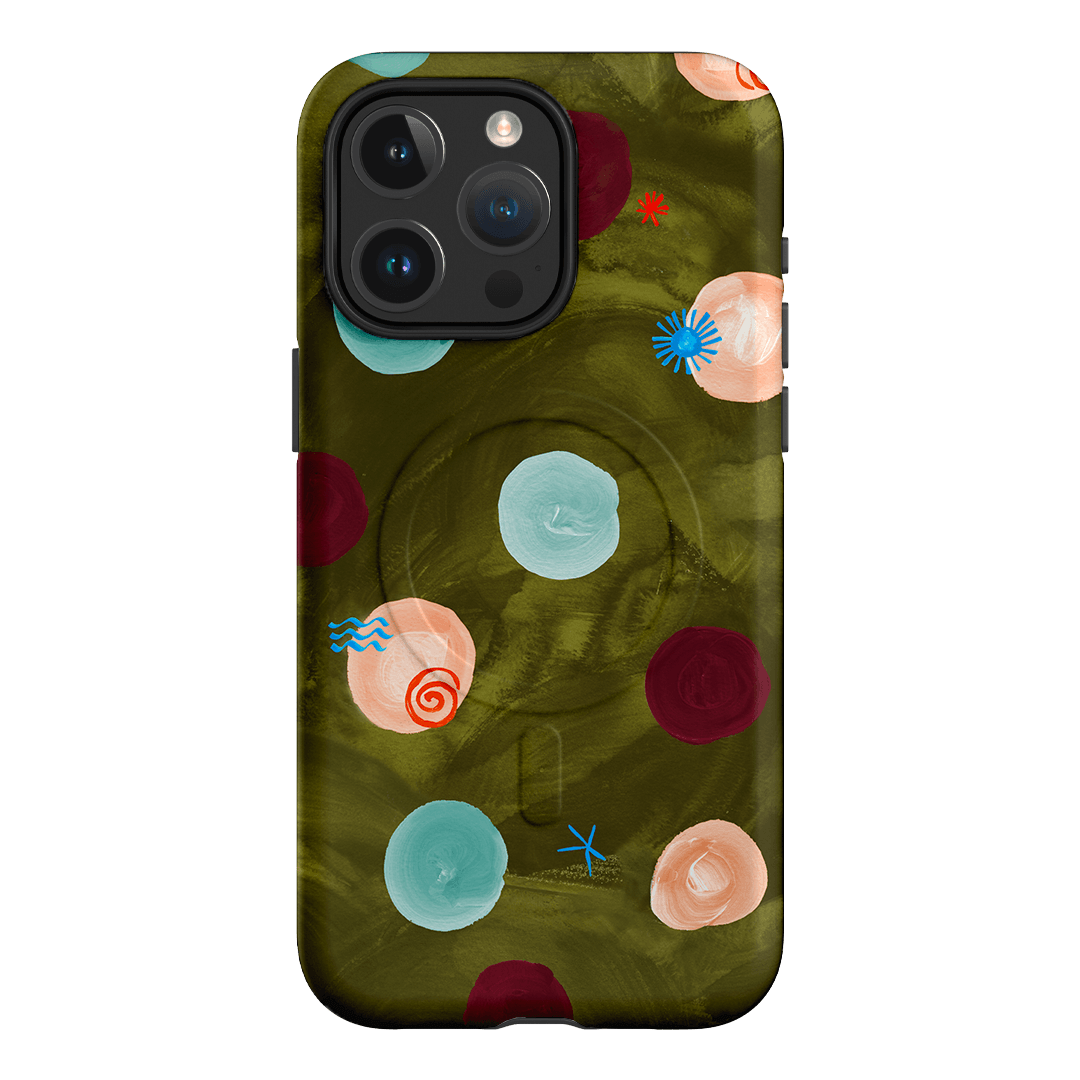 Olive Spot Printed Phone Cases iPhone 15 Pro Max / Armoured MagSafe by Charlie Taylor - The Dairy