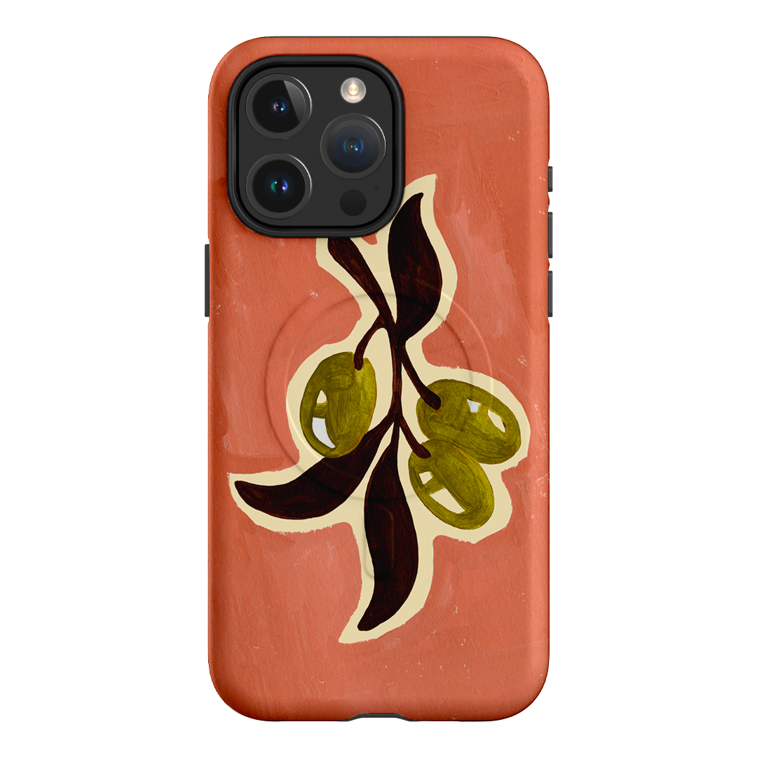 Olives Printed Phone Cases iPhone 15 Pro Max / Armoured MagSafe by Studio Bon - The Dairy