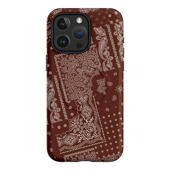 Paisley Cinnamon Printed Phone Cases iPhone 15 Pro Max / Armoured MagSafe by The Dairy - The Dairy