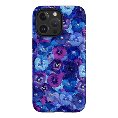 Pansy Jumble Printed Phone Cases iPhone 15 Pro Max / Armoured MagSafe by Kayla Henley - The Dairy