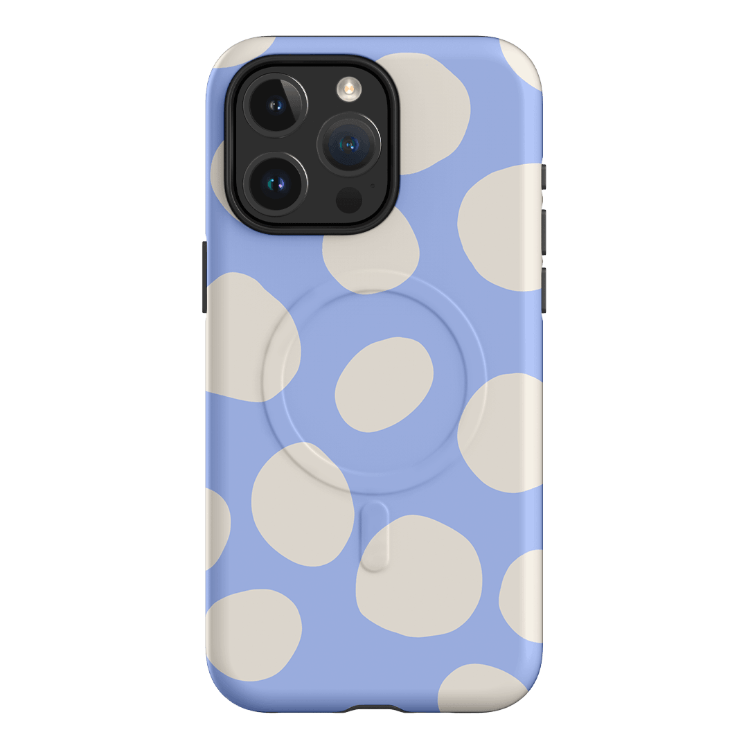 Pebbles Periwinkle Salt Printed Phone Cases iPhone 15 Pro Max / Armoured MagSafe by Veronica Tucker - The Dairy