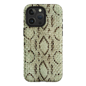 Pistachio Python Printed Phone Cases iPhone 15 Pro Max / Armoured MagSafe by The Dairy - The Dairy