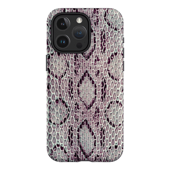 Plum Python Printed Phone Cases iPhone 15 Pro Max / Armoured MagSafe by The Dairy - The Dairy