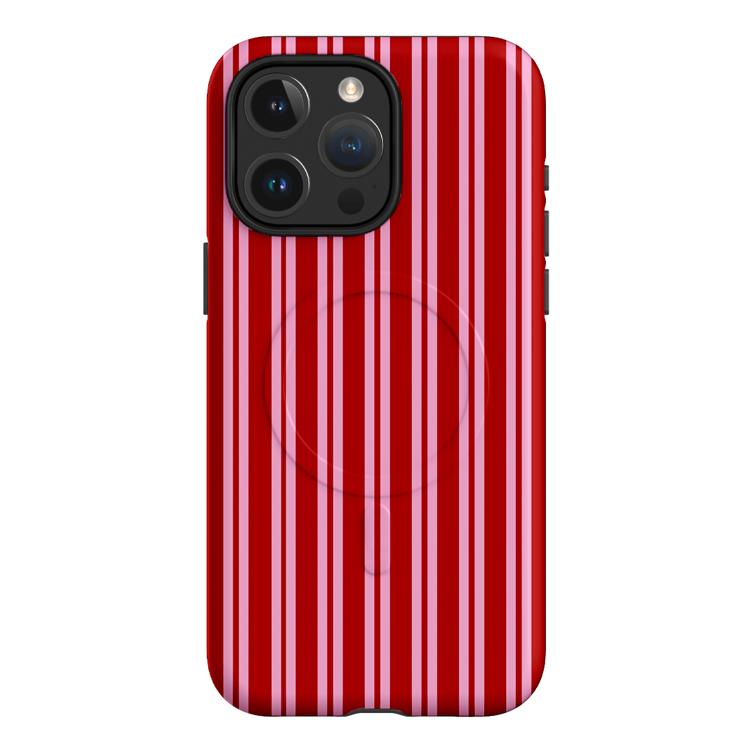 Punch Stripes Printed Phone Cases iPhone 15 Pro Max / Armoured MagSafe by The Dairy - The Dairy