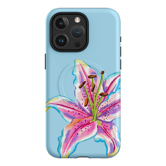 Sky Lily Printed Phone Cases iPhone 15 Pro Max / Armoured MagSafe by Femke Studio - The Dairy