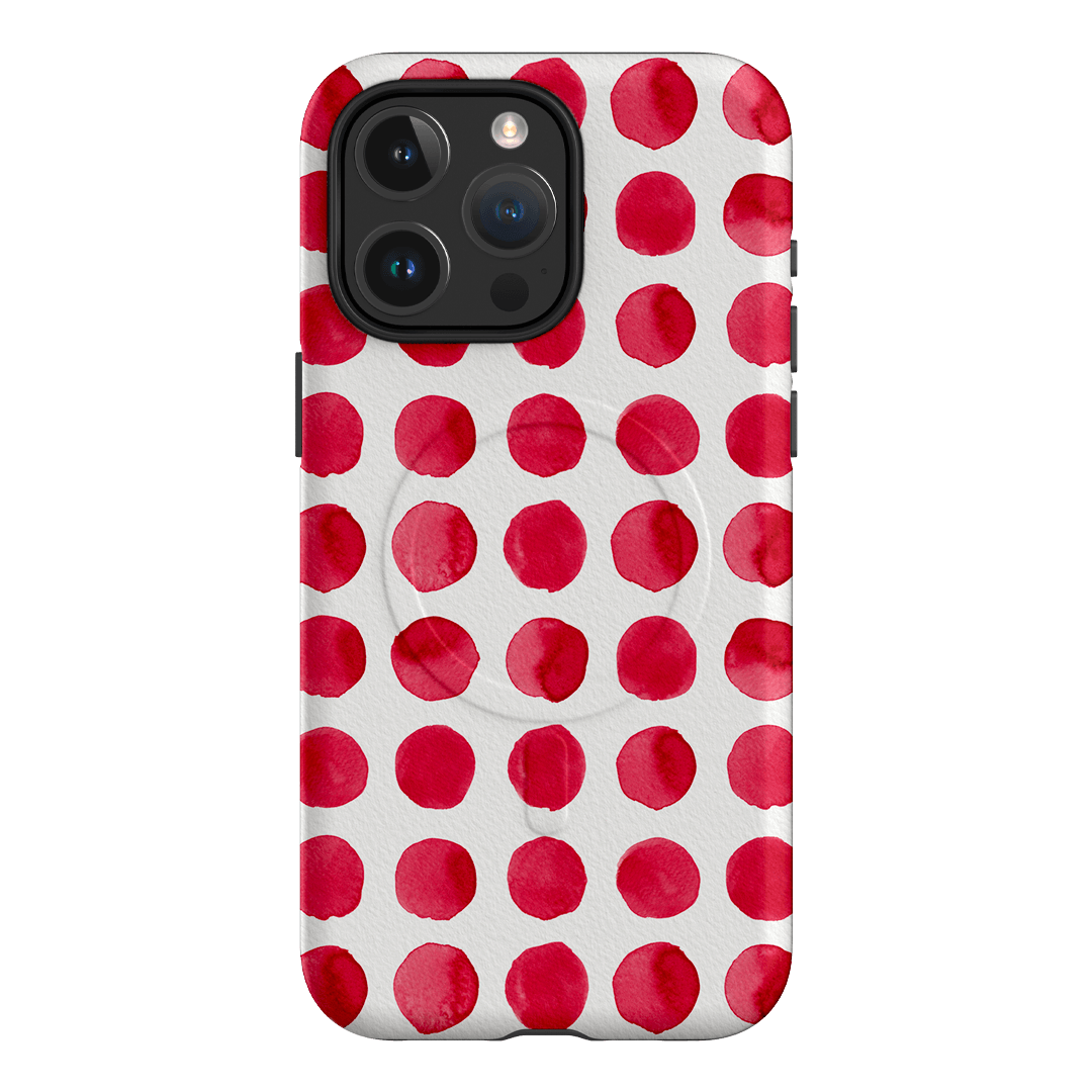 Spots in Red Printed Phone Cases by The Dairy - The Dairy