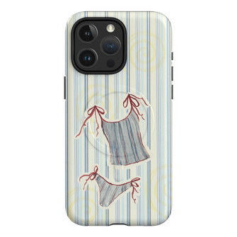 Stripe Tankini Printed Phone Cases iPhone 15 Pro Max / Armoured MagSafe by Kayla Carr - The Dairy