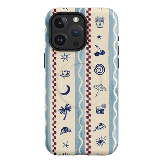Summer Snacks Blue Printed Phone Cases iPhone 15 Pro Max / Armoured MagSafe by Charlie Taylor - The Dairy