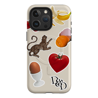 Sunday Stickers Cream Printed Phone Cases iPhone 15 Pro Max / Armoured MagSafe by Desmond & Dempsey - The Dairy