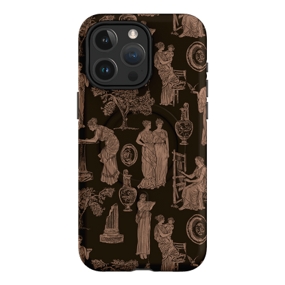 Symposium Burnt Umber Printed Phone Cases iPhone 15 Pro Max / Armoured MagSafe by Veronica Tucker - The Dairy