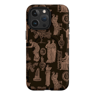 Symposium Burnt Umber Printed Phone Cases iPhone 15 Pro Max / Armoured MagSafe by Veronica Tucker - The Dairy