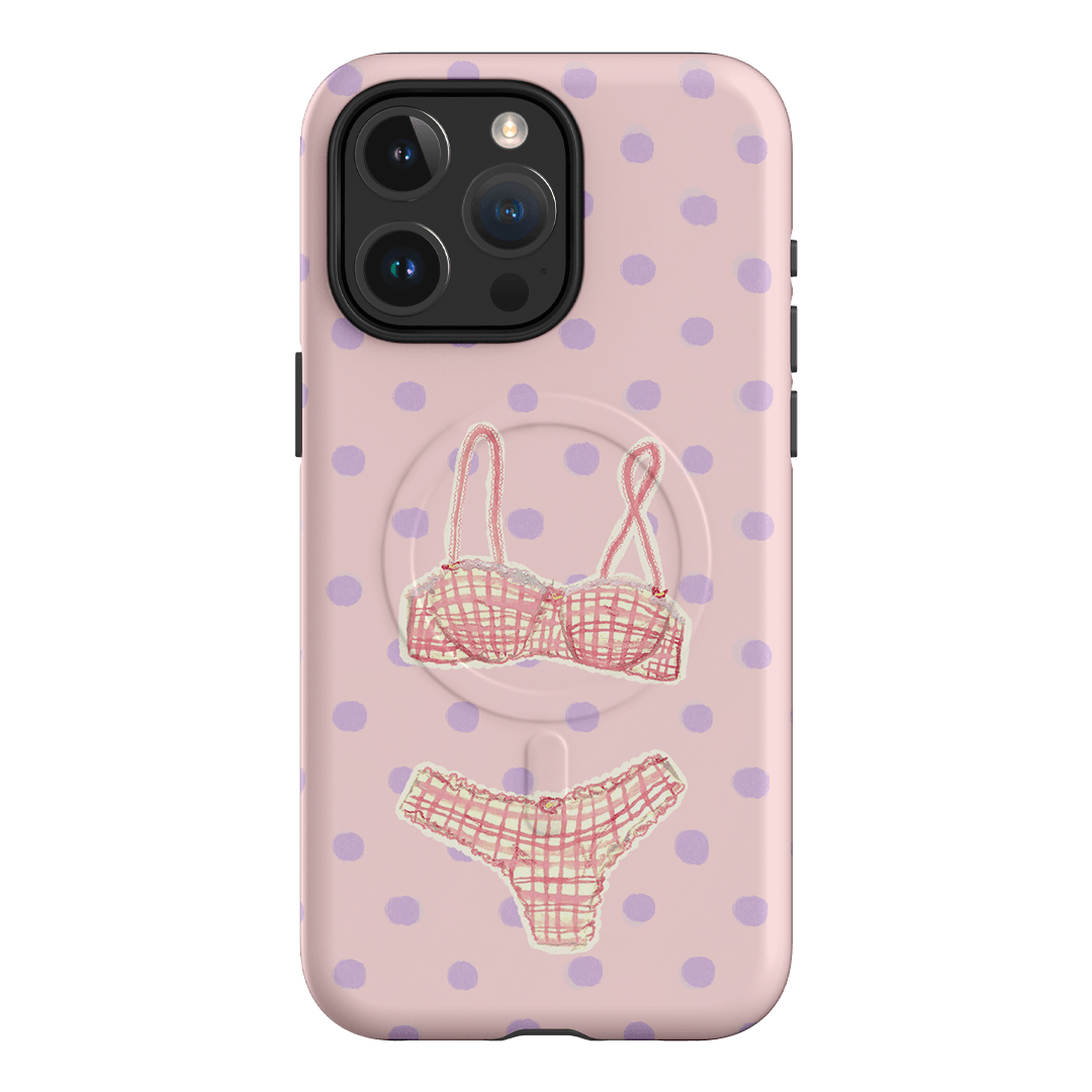 Vintage Gingham Printed Phone Cases iPhone 15 Pro Max / Armoured MagSafe by Kayla Carr - The Dairy