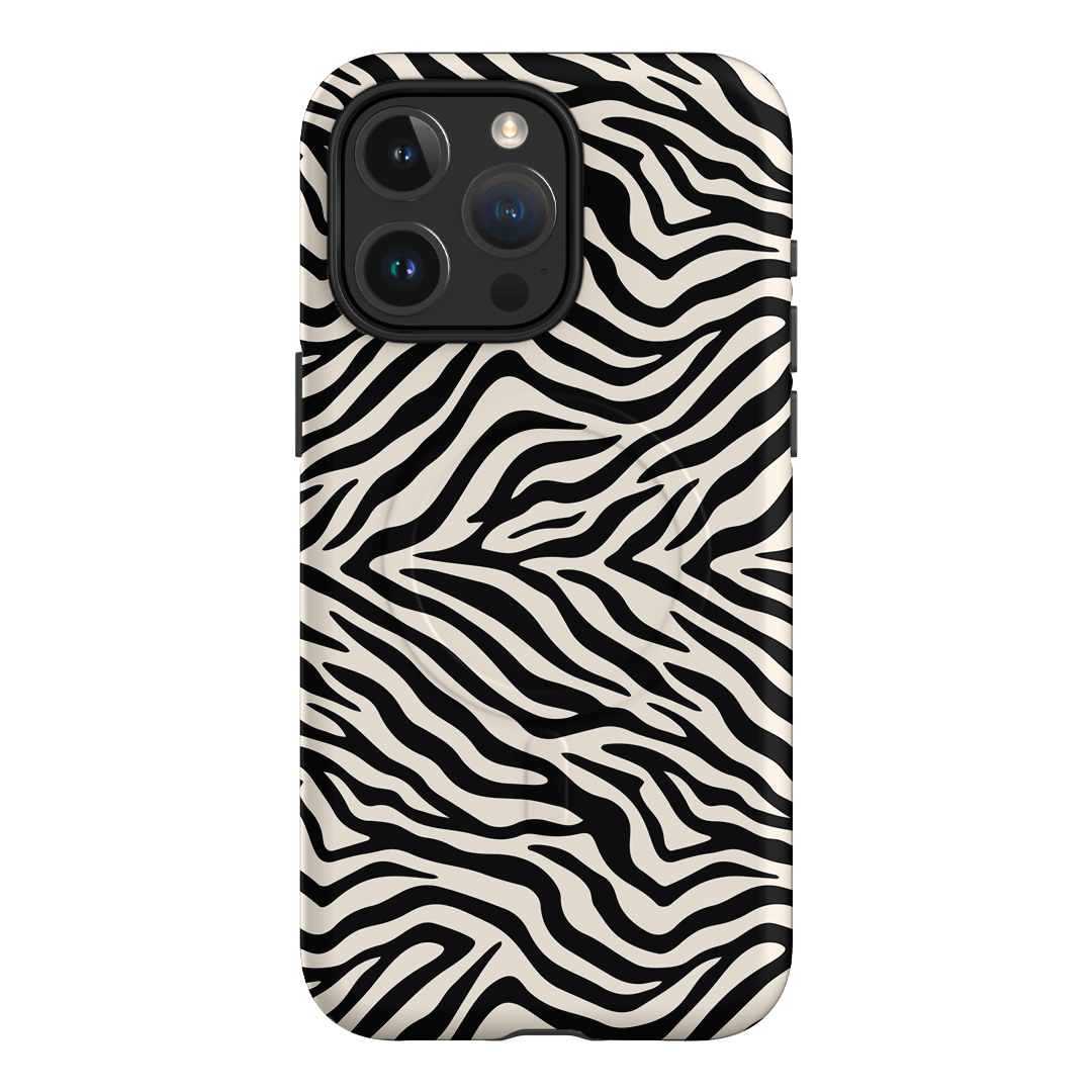 Zebra Ink Printed Phone Cases iPhone 15 Pro Max / Armoured MagSafe by The Dairy - The Dairy