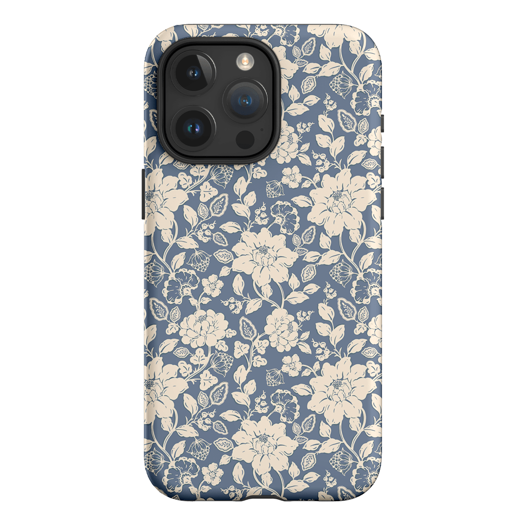 Blue Garden Printed Phone Cases iPhone 15 Pro Max / Armoured by Kasiags Art - The Dairy