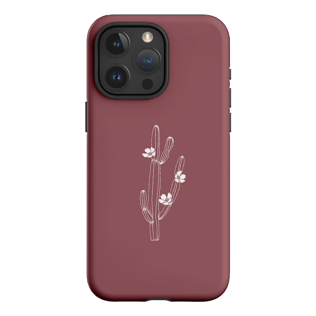 Cactus Flower Printed Phone Cases iPhone 15 Pro Max / Armoured by Typoflora - The Dairy