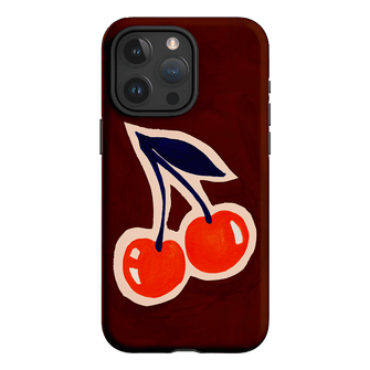 Cherries Printed Phone Cases iPhone 15 Pro Max / Armoured by Studio Bon - The Dairy