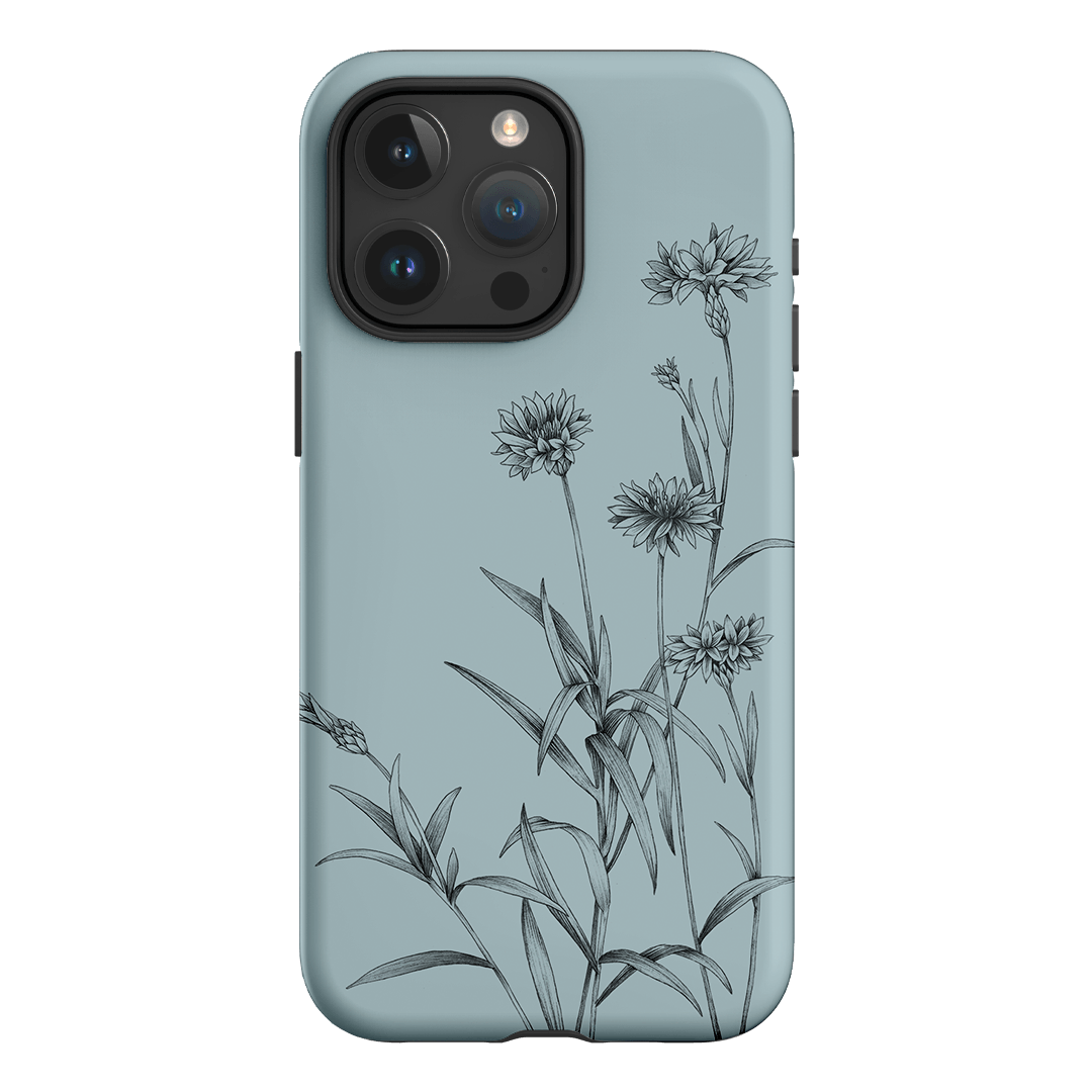 Cornflowers Study Printed Phone Cases iPhone 15 Pro Max / Armoured by Typoflora - The Dairy