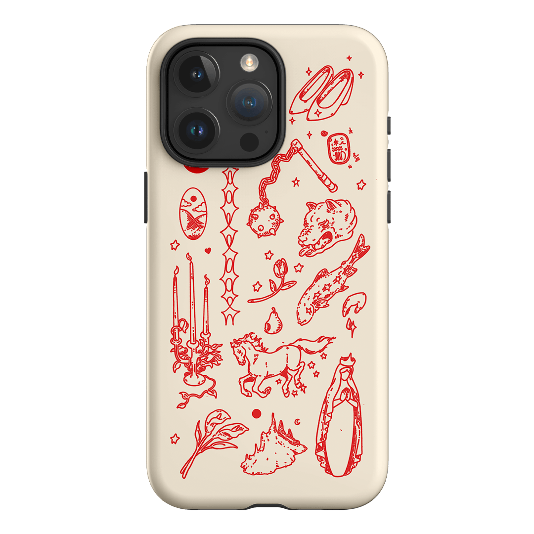 Dreamcore Cream Printed Phone Cases iPhone 15 Pro Max / Armoured by Easty Beasty - The Dairy