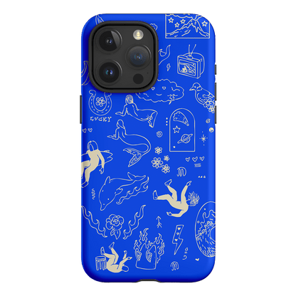 Easty Flash Blue Printed Phone Cases iPhone 15 Pro Max / Armoured by Easty Beasty - The Dairy