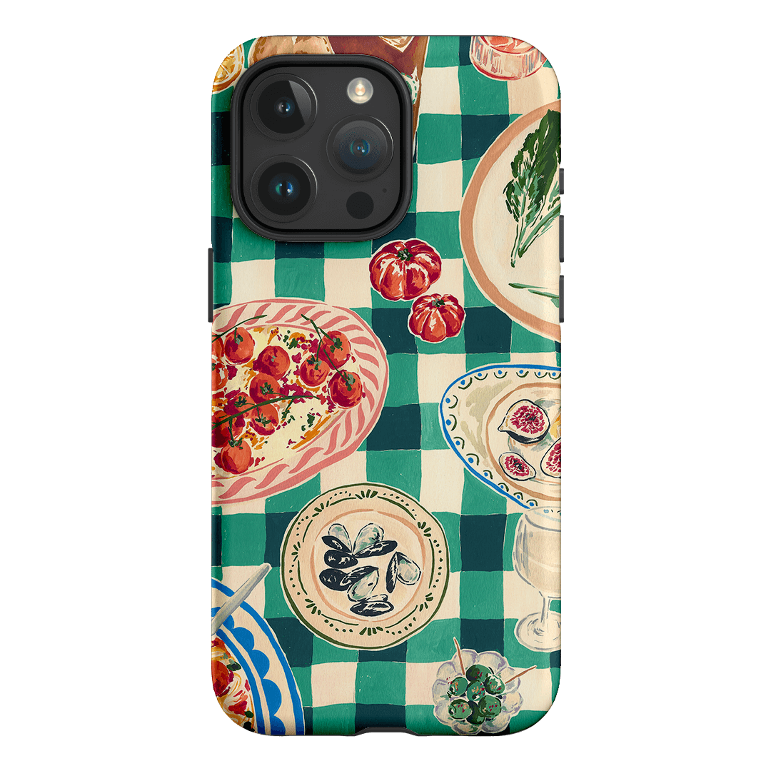 Evening Alfresco Printed Phone Cases iPhone 15 Pro Max / Armoured by Charlie Taylor - The Dairy