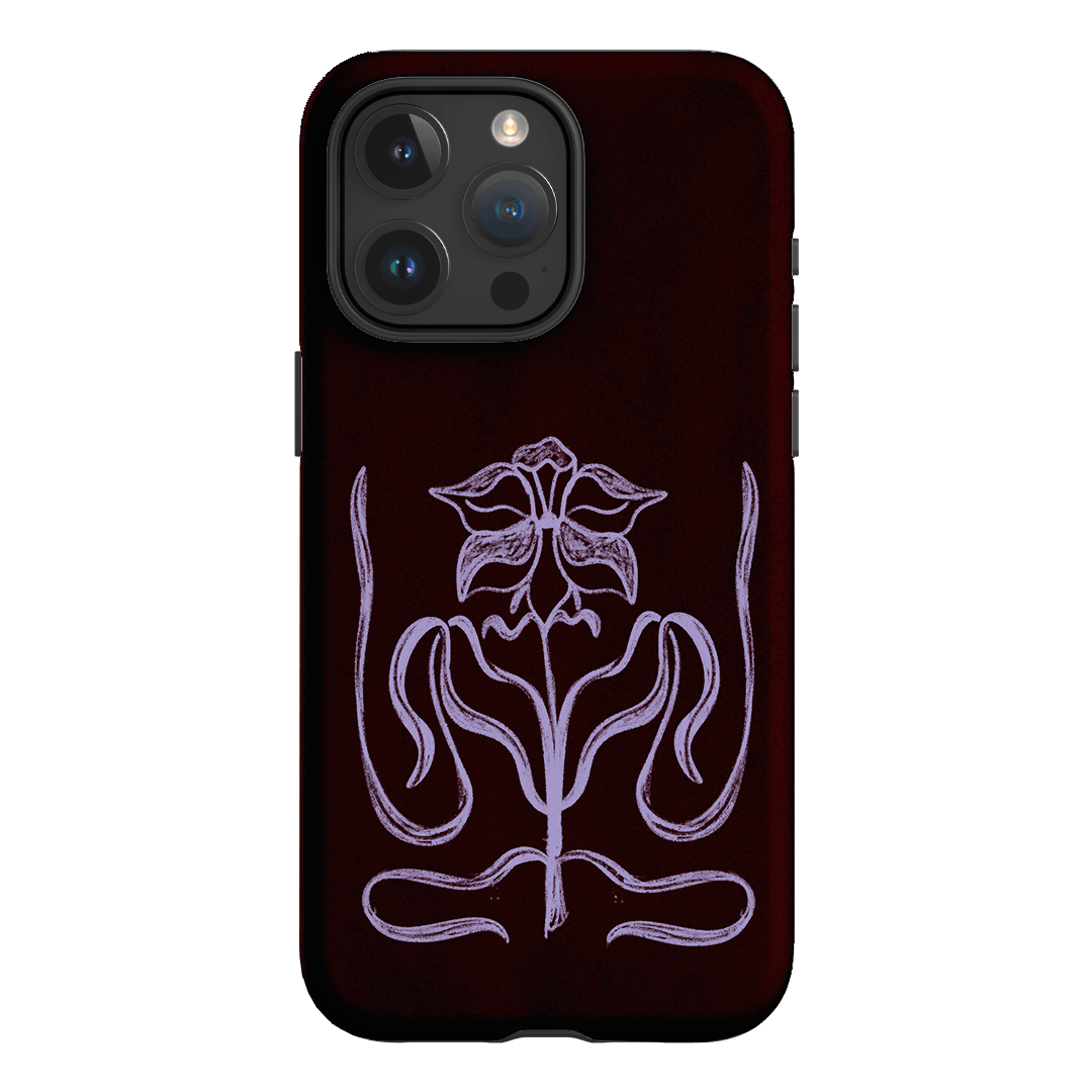 Growth Burgundy Printed Phone Cases by The Dairy - The Dairy