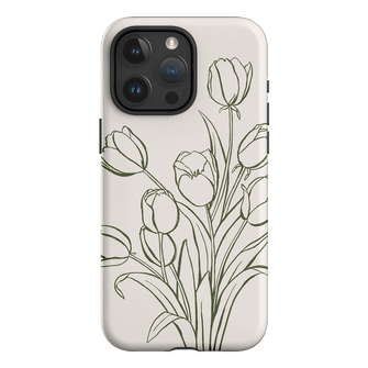 Inked Tulips Printed Phone Cases iPhone 15 Pro Max / Armoured by Typoflora - The Dairy