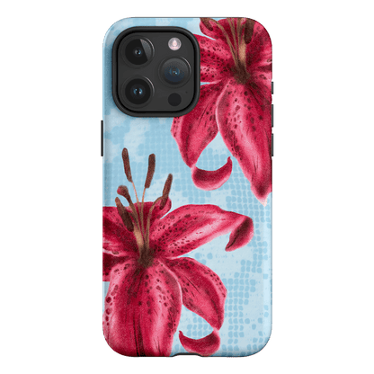 Lillies Printed Phone Cases iPhone 15 Pro Max / Armoured by Sally Hungerford - The Dairy