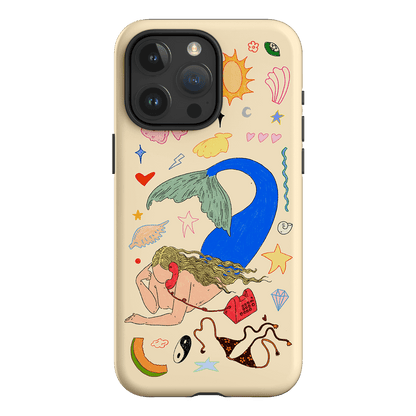 Mermaid Salad Cream Printed Phone Cases iPhone 15 Pro Max / Armoured by Easty Beasty - The Dairy