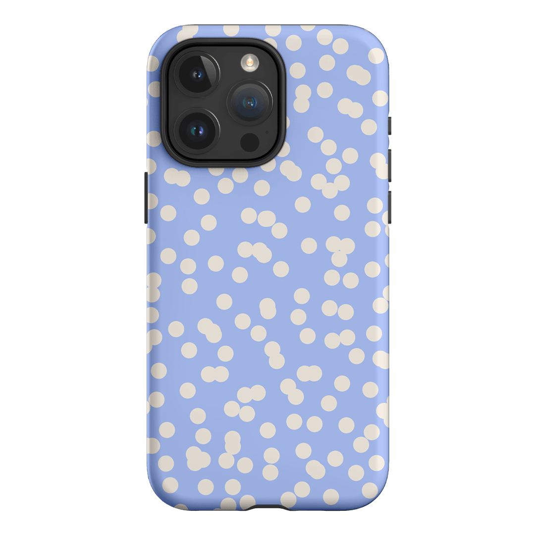 Mini Confetti Periwinkle Salt Printed Phone Cases iPhone 15 Pro Max / Armoured by Veronica Tucker - The Dairy