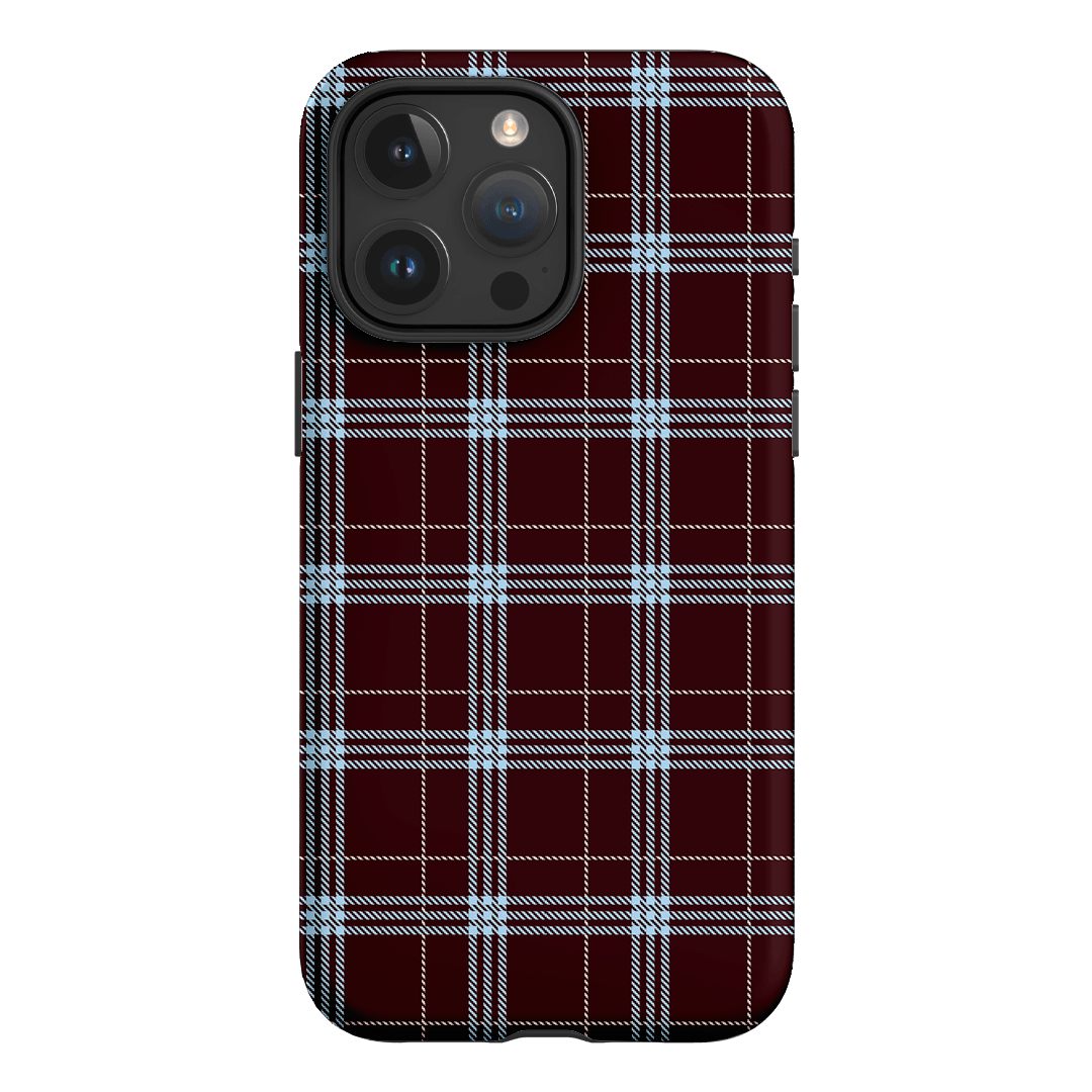 Mocha Plaid Printed Phone Cases iPhone 15 Pro Max / Armoured by The Dairy - The Dairy