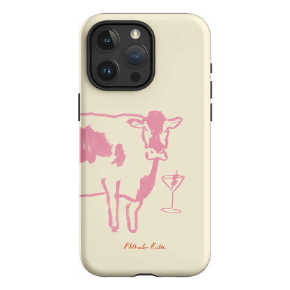 Mootini Pink Printed Phone Cases iPhone 15 Pro Max / Armoured by Phthalo Ruth - The Dairy