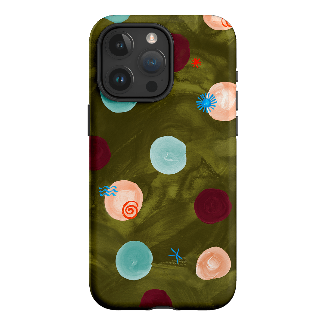 Olive Spot Printed Phone Cases iPhone 15 Pro Max / Armoured by Charlie Taylor - The Dairy